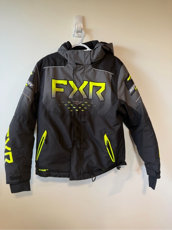 FXR Other - FXR Kids Black Jacket with Neon Yellow Accents - Insulated Puffer